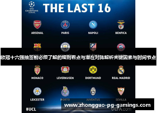 欧冠十六强抽签前必须了解的规则看点与潜在对阵解析关键因素与时间节点